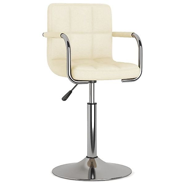 vidaXL Esszimmerstuhl Esszimmerstuhl Creme Stoff (1 günstig online kaufen