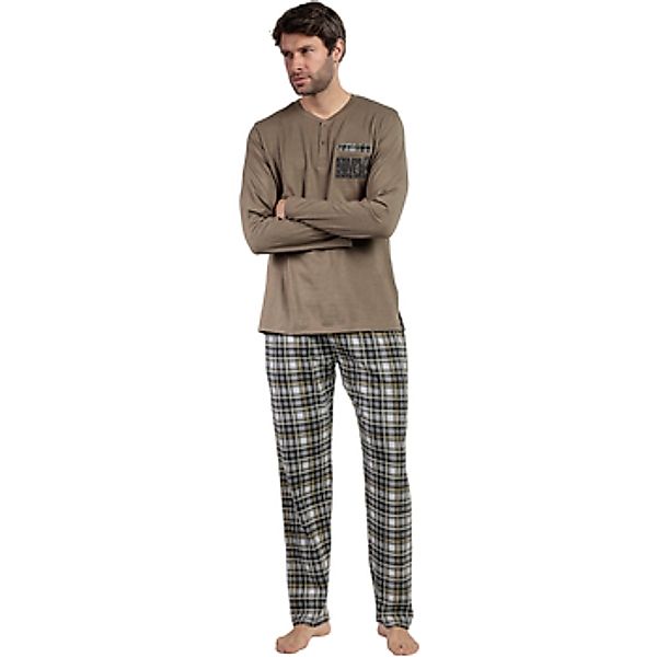 Admas  Pyjamas/ Nachthemden Pyjama Hose Top Langarm Never Give You Up günstig online kaufen