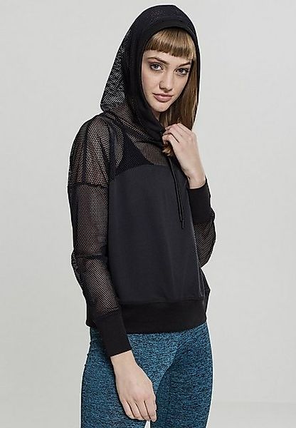 URBAN CLASSICS Rundhalspullover Urban Classics Damen Ladies Mesh Hoody (1-t günstig online kaufen