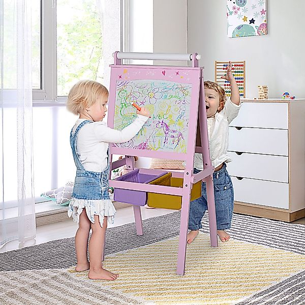 HOMCOM Tafel Kinderstaffelei günstig online kaufen