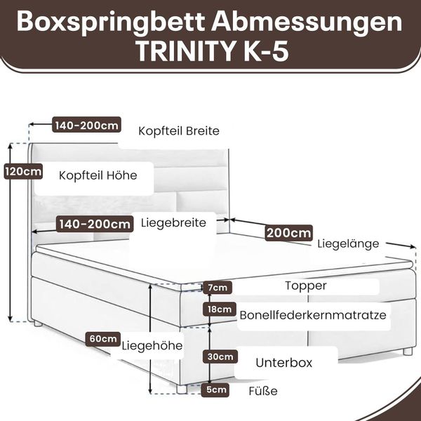 Best for Home Boxspringbett mit Bettkasten günstig online kaufen