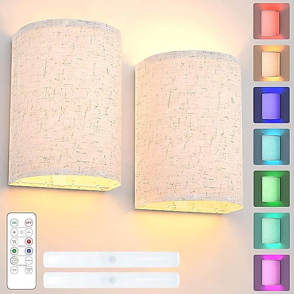 Sunicol LED Wandleuchte Batterie Wandleuchten mit günstig online kaufen