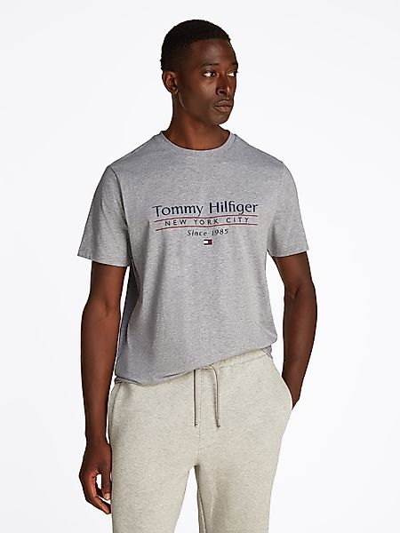 Tommy Hilfiger T-Shirt HILFIGER CENTER STACK günstig online kaufen