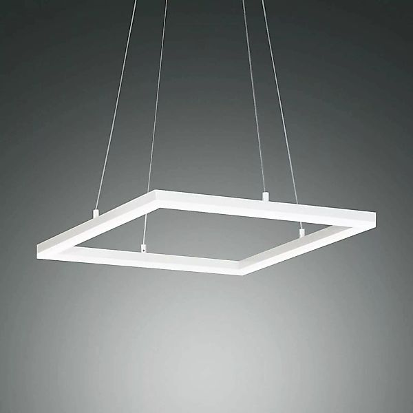 LED-Pendelleuchte Bard, 42x42cm in Weiß günstig online kaufen