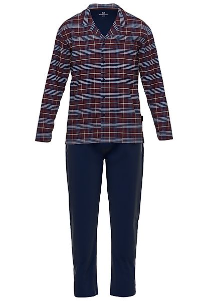 GÖTZBURG Pyjama "Zartbitter", (2 tlg.), Langarm, lange Hose, V-Ausschnitt, günstig online kaufen