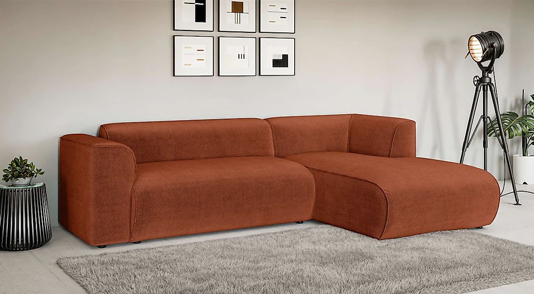 Home affaire Ecksofa "GENTON L-Form (257 cm), zeitlos & stilvolles Design," günstig online kaufen