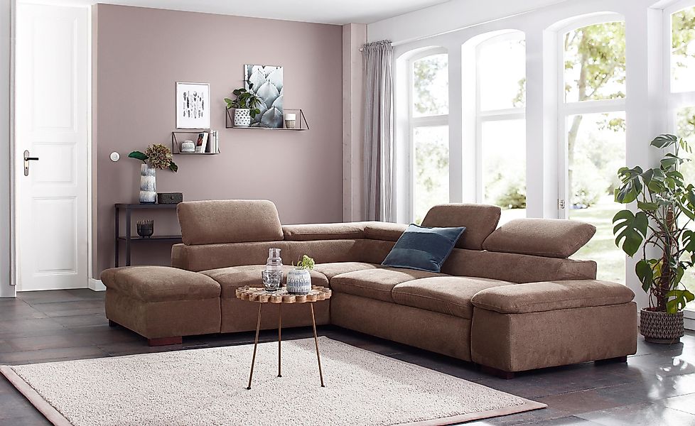 Home affaire Ecksofa Alberto L-Form, mit günstig online kaufen