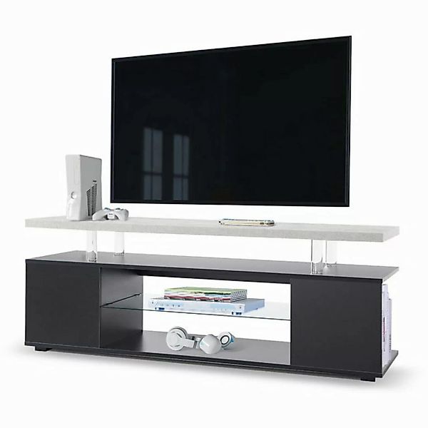 OKWISH TV-Schrank Fernsehtisch TV-Regal Lowboard TV Board,TV Stand für 65 Z günstig online kaufen