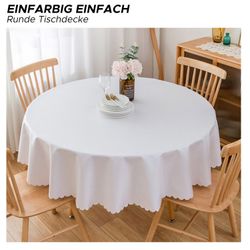 Refttenw Tischdecke Runde Tischdecke Weihnachten,indoor Tischdecken,wasser- günstig online kaufen