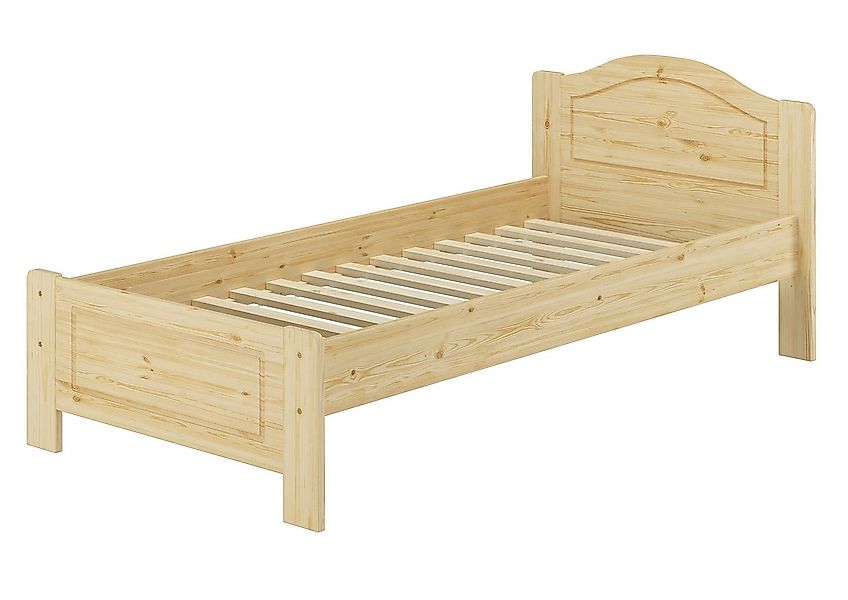 ERST-HOLZ Einzelbett Gemütliches Einzelbett Kiefer Massiv 90 x 200 mit Rost günstig online kaufen