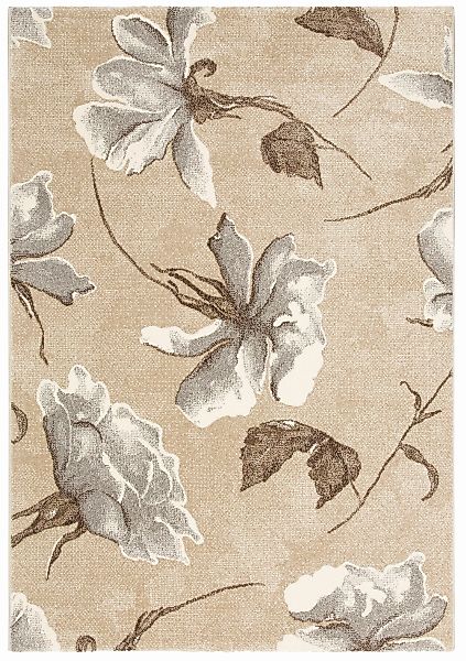 my home Teppich »Sofia«, rechteckig, Blumen Design, flacher Teppich, floral günstig online kaufen