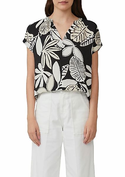 s.Oliver Druckbluse, mit Raff-Details günstig online kaufen