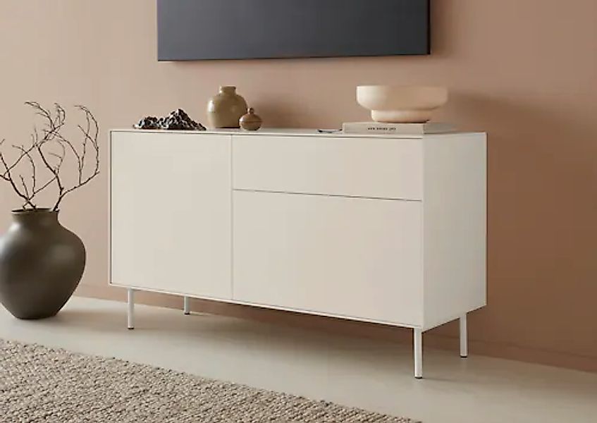 LeGer Home by Lena Gercke Lowboard »Essentials«, Breite: 127 cm, MDF lackie günstig online kaufen