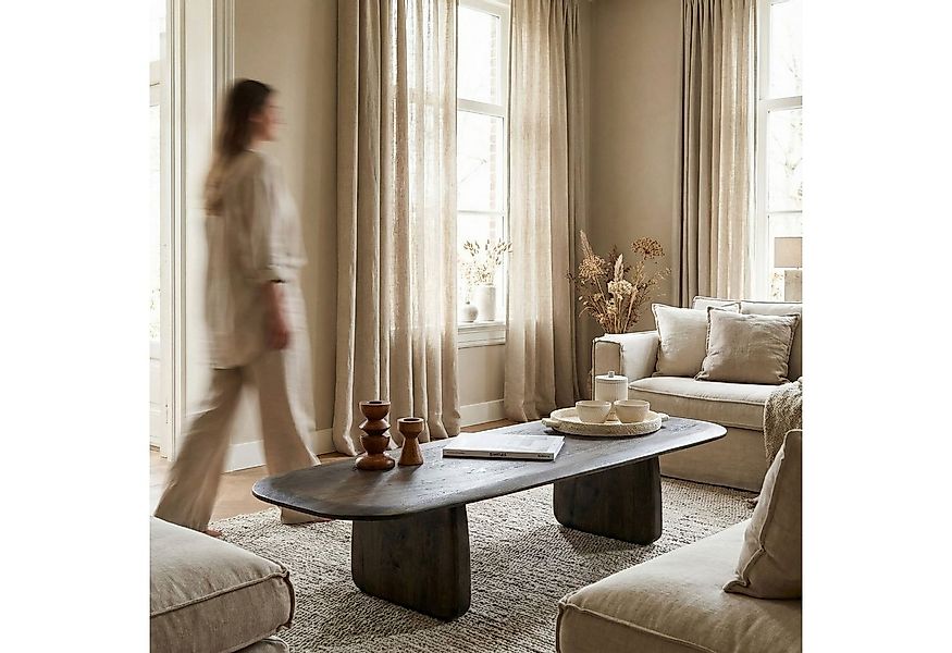 IDIMEX Couchtisch HERMO, Wohnzimmertisch 135x53 cm aus massivem Mangoholz m günstig online kaufen