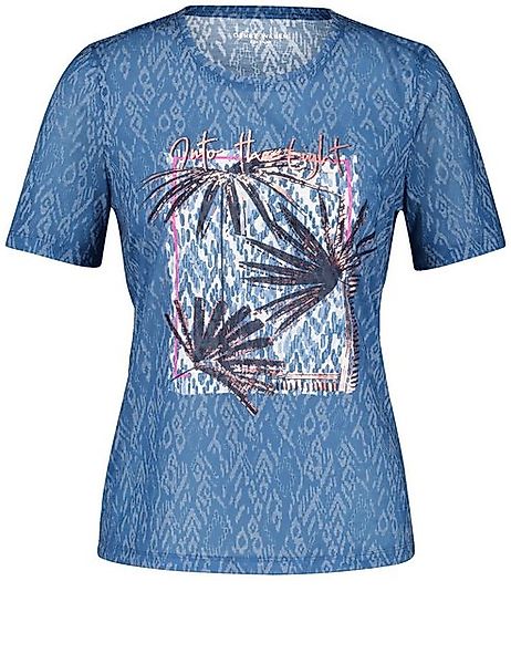 GERRY WEBER Kurzarmshirt Gemustertes T-Shirt mit Frontprint günstig online kaufen