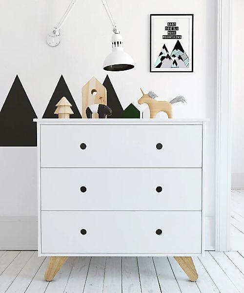 Möbilia Schubkastenkommode "Dolidoo" im modernen Scandi Design günstig online kaufen