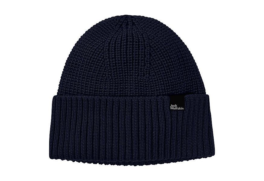 Jack Wolfskin Beanie Schwansee Beanie W mit breitem Aufschlag und Logo-Patc günstig online kaufen