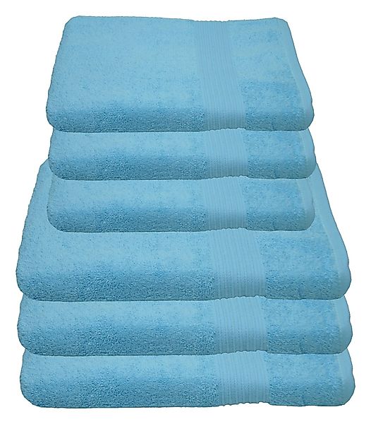 Julie Julsen Handtücher 6-Handtücher-Hellblau, Baumwolle (6-St) günstig online kaufen
