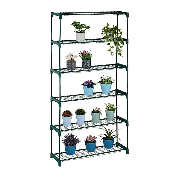 relaxdays Blumenständer Pflanzenregal 6 Ablagen günstig online kaufen