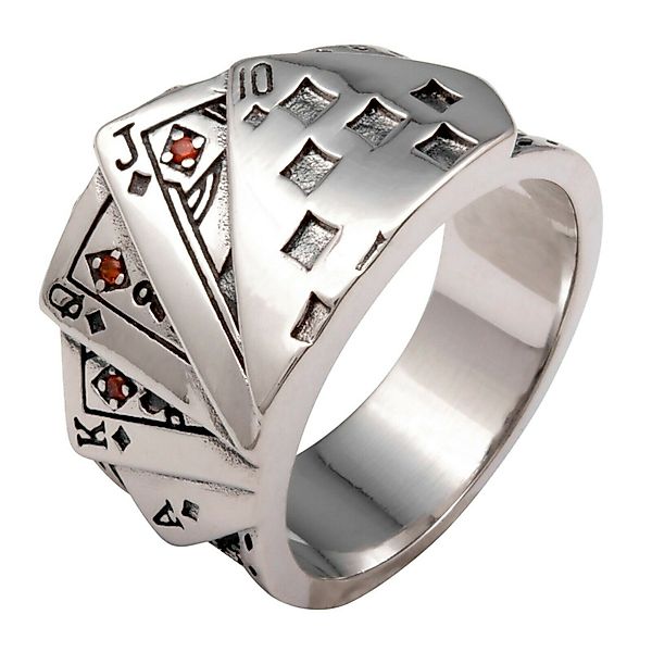 Tony Fein Silberring Karten Ring 925er günstig online kaufen