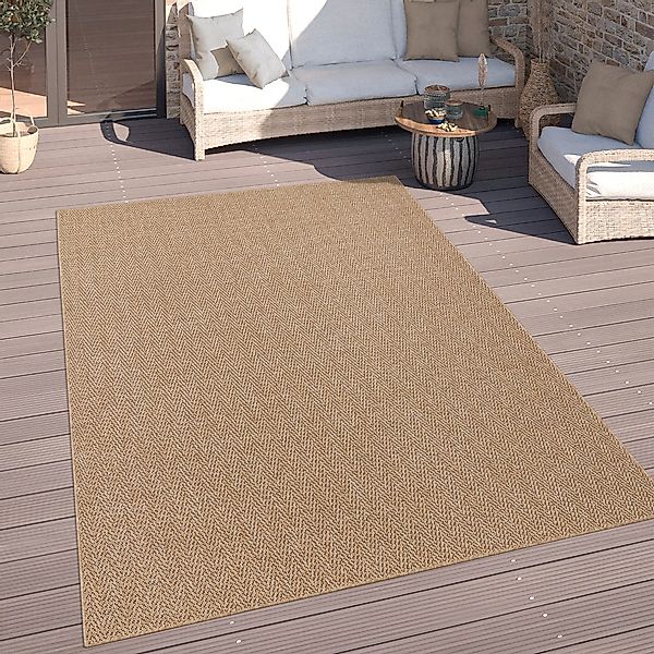 Paco Home Teppich »Luca 421«, rechteckig, 4 mm Höhe, Flachgewebe, meliert, günstig online kaufen