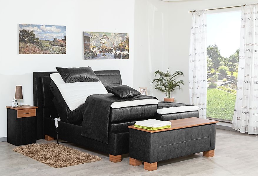 Meisterbetten Boxspringbett Like (mit Motor, 7-Zonen günstig online kaufen