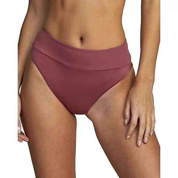 Rvca Solid Bikinihose Mit Hohem Bund XS Plum Berry günstig online kaufen