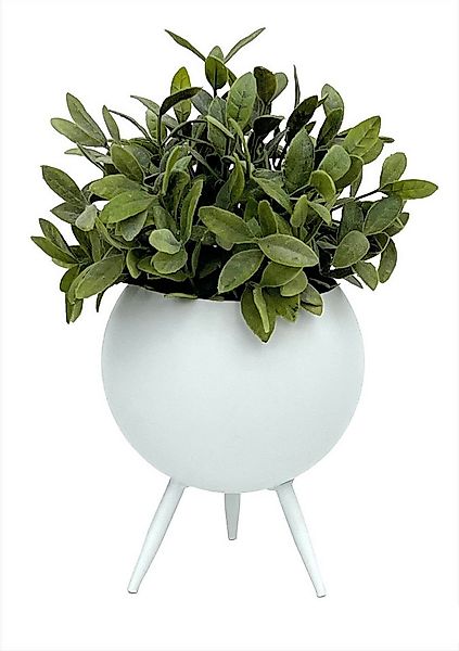 DanDiBo Blumenhocker Blumenhocker Metall mit Topf Weiß 27-19 cm Blumenständ günstig online kaufen