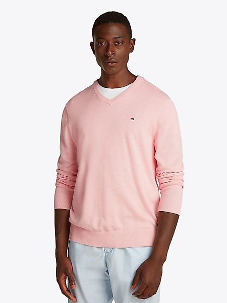 Tommy Hilfiger Strickpullover ESSENTIAL COTTON V günstig online kaufen
