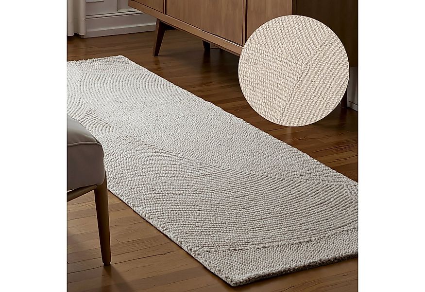 HANSE Home Wollteppich Eleni, rechteckig, Höhe: 18 mm, Handgetuftet, Wolle, günstig online kaufen