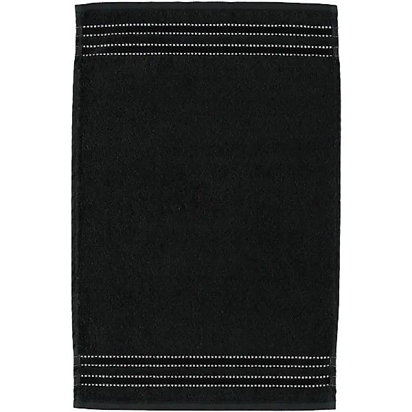 Vossen Cult de Luxe - Farbe: 790 - schwarz - Gästetuch 30x50 cm günstig online kaufen
