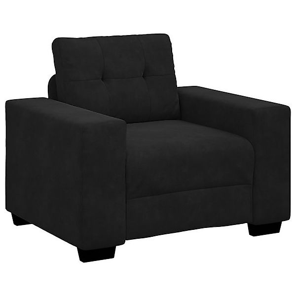 vidaXL Sofa Sofa Set Set von 3 Schwarz, 3 Teile günstig online kaufen