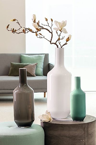 LEONARDO Bodenvase »Dekovase MILANO, handgefertigt« aus Glas, in Flaschenfo günstig online kaufen