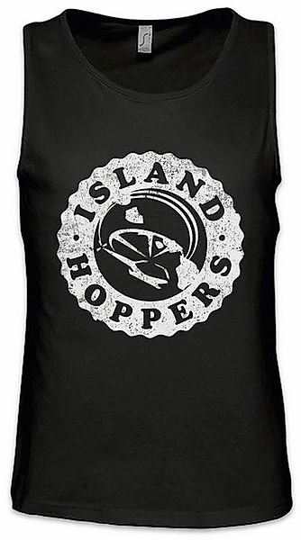Urban Backwoods Tanktop Island Hoppers Logo Ärmelloses T-Shirt Tom Tv Selle günstig online kaufen