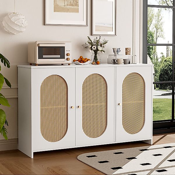 Sytifro Sideboard Sideboard mit 3 Türen, günstig online kaufen