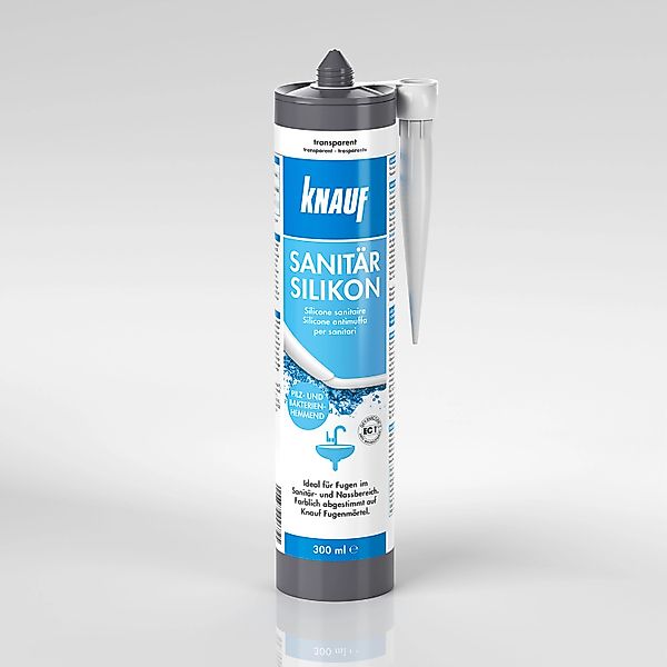 KNAUF Silikon Knauf Sanitär Silikon transparent 300 ml günstig online kaufen