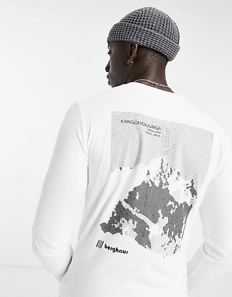 Berghaus – Kanchenjunga – Langärmliges Shirt in Weiß günstig online kaufen