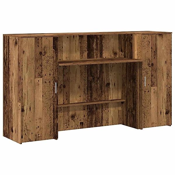 vidaXL Empfangstheke Altholz-Optik 180x50x103,5 cm Holzwerkstoff 3324212 günstig online kaufen