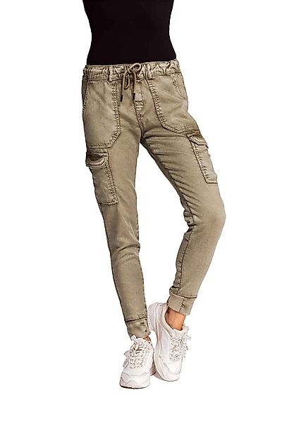 Zhrill Stoffhose DAISEY OLIVE Joggpant (0-tlg) günstig online kaufen