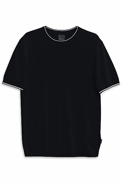 bugatti T-Shirt "Regular Fit", mit Rundhals aus Viskose-Mix günstig online kaufen