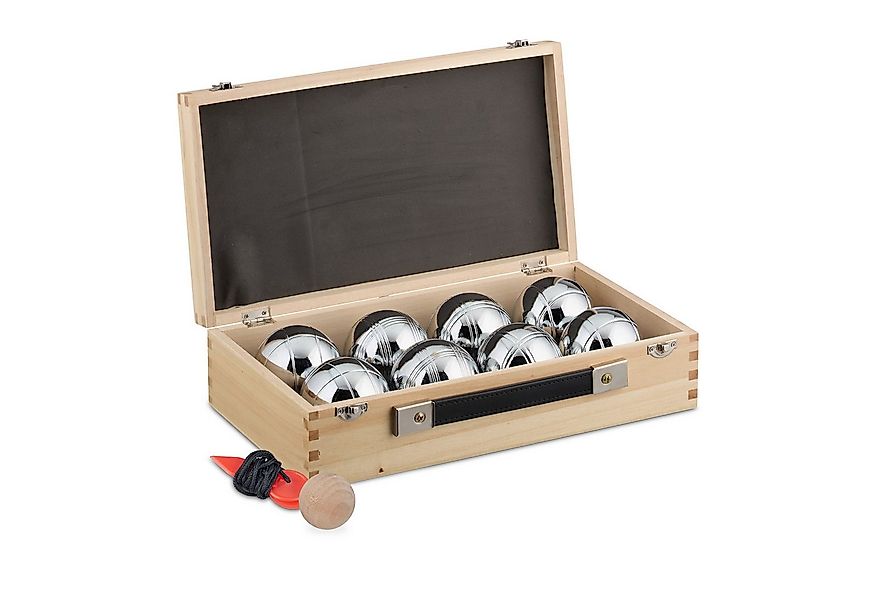 relaxdays Spielzeug-Gartenset 8 Boule Kugeln im Set, (8er Set) günstig online kaufen