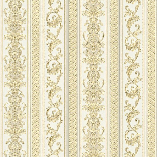 Bricoflor Elegante Barock Tapete mit Vinyl Vlies Barocktapete Elegant für S günstig online kaufen