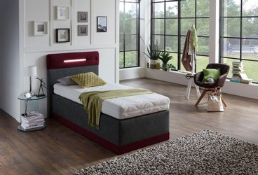 Westfalia Schlafkomfort Boxspringbett mit LED-Beleuchtung günstig online kaufen