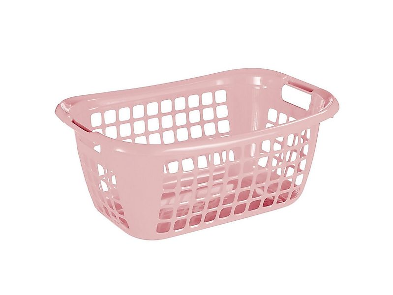 Sunware Wäschekorb Sunware Wäschekorb Basic 48L rosa 55 x 38 x 23 cm günstig online kaufen