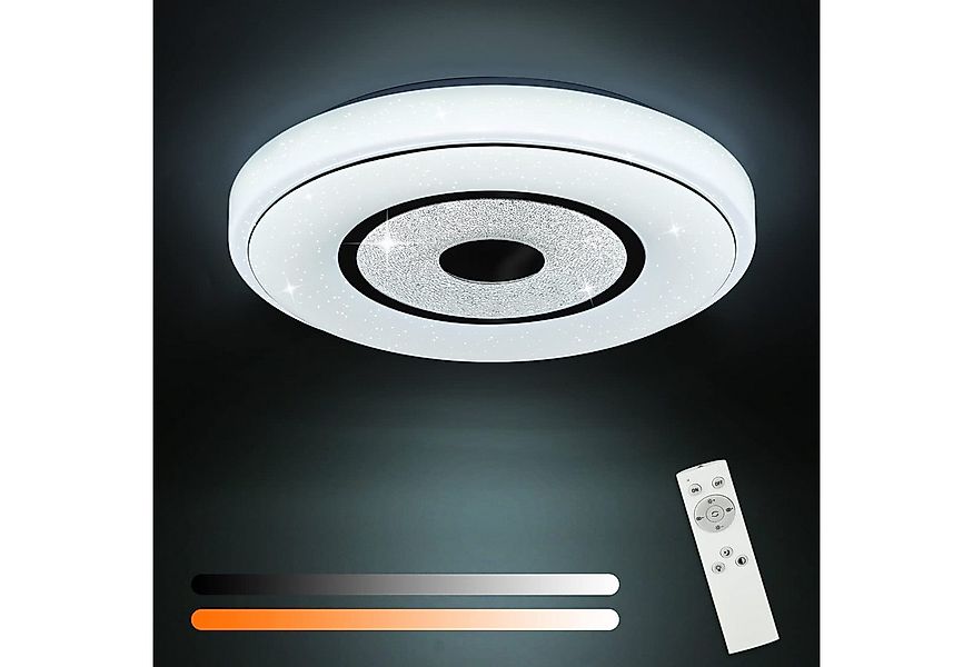 Nettlife LED Deckenleuchte RGB Deckenlampe Tageslichtweiß Dimmbar, CCT, LED günstig online kaufen