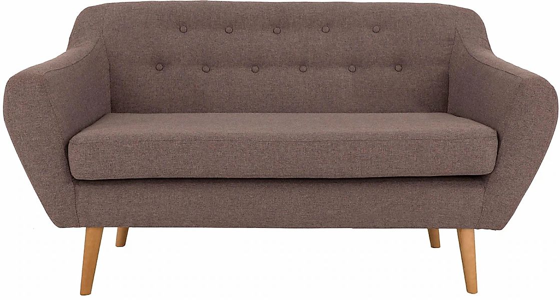 Home affaire 2-Sitzer "Renne" mit Heftung im Rücken im skandinavischem Stil günstig online kaufen