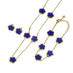 GOLDKLEIN Schmuckset Blume Schmuck Set Gold günstig online kaufen