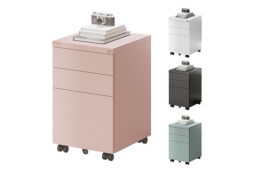 FLEXISPOT Rollcontainer Aufbewahrungsschrank, Büroschrank MIT Schloss, vorm günstig online kaufen