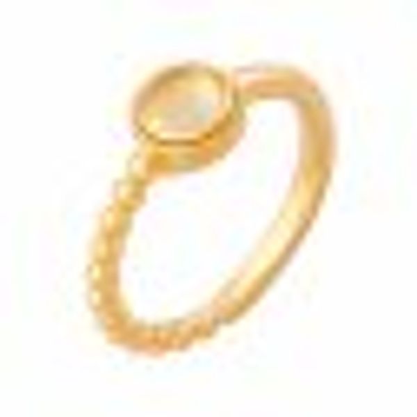 Ring 925 Silber vergoldet Prehnit günstig online kaufen