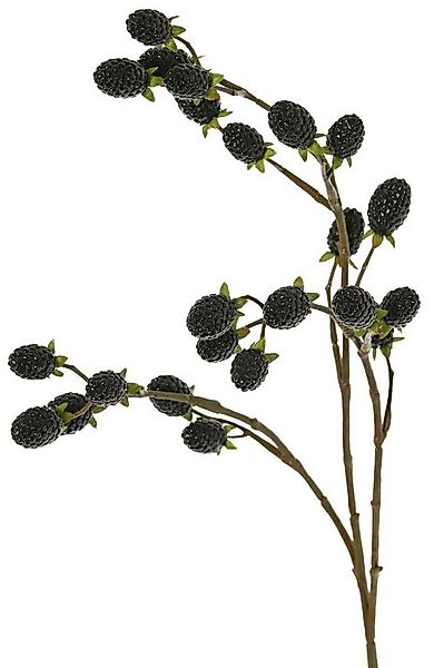 Kunstzweig Künstlicher Zweig Brombeere URUMA mit Früchten, schwarz, 90cm Br günstig online kaufen